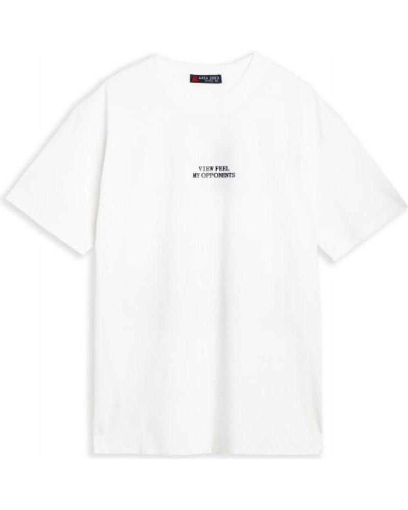 OVERSIZED T-SHIRT AREA ZERO VIEW FEEL F1 WEISS BLANCO