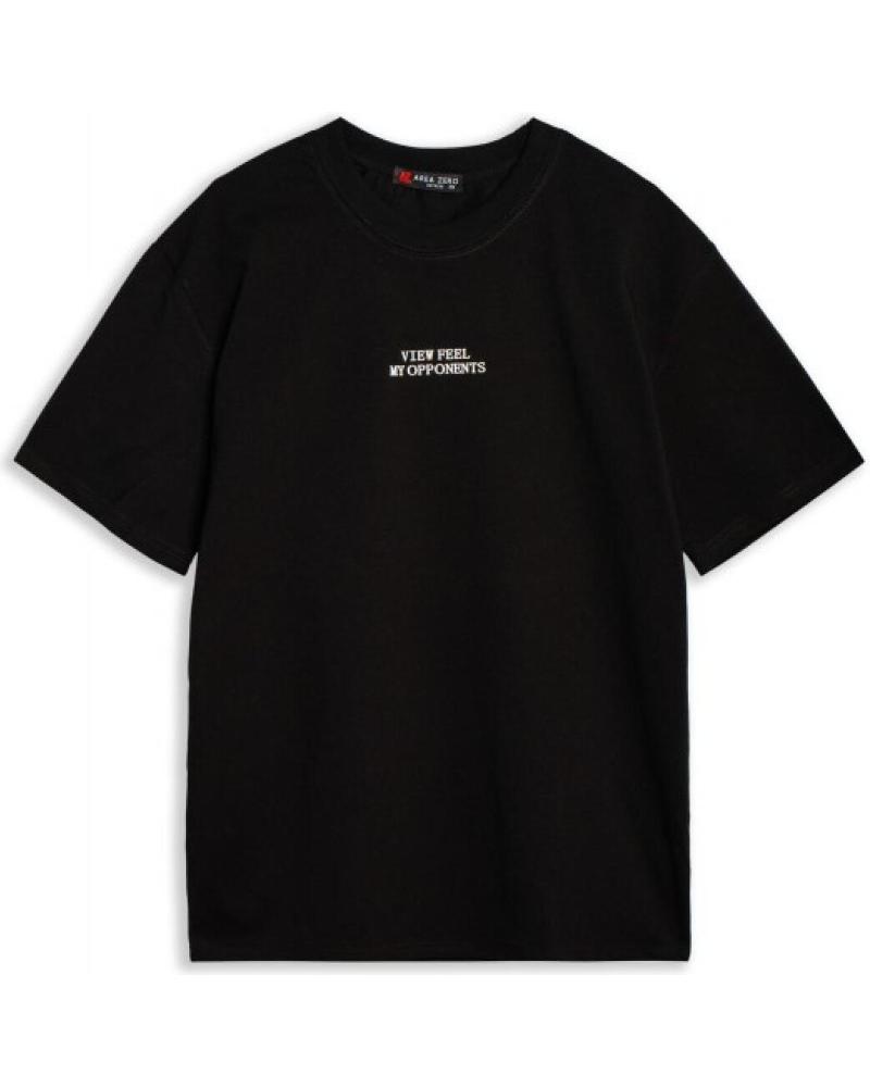 OVERSIZED T-SHIRT AREA ZERO VIEW FEEL F1 SCHWARZ NEGRO