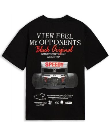 OVERSIZED T-SHIRT AREA ZERO VIEW FEEL F1 SCHWARZ NEGRO