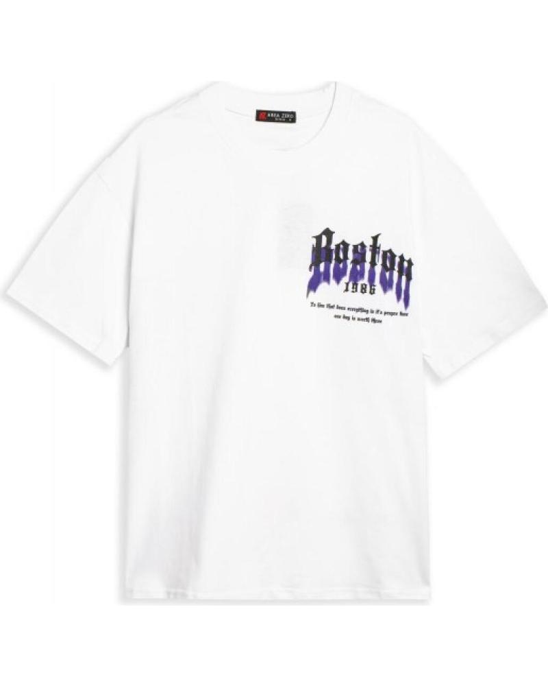 T-SHIRT BLANC AREA ZERO BOSTON CLOWN TEE BLANCO