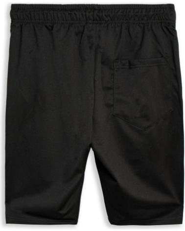 BERMUDA AREA ZERO ZIP POCKET PLAIN SHORT NERO NEGRO