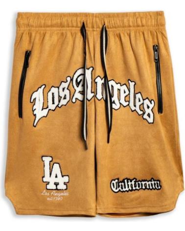 SHORT IN SPUGNA AREA ZERO CALIFORNIA LOGO TOSTATO TOSTADO