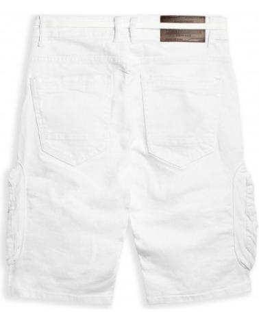 AREA ZERO BERMUDA BRANCA COM CORDÃO NA CINTURA BLANCO