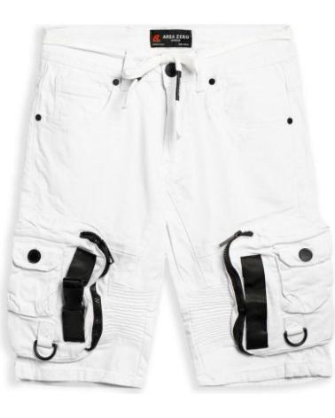 AREA ZERO BERMUDA BRANCA COM CORDÃO NA CINTURA BLANCO