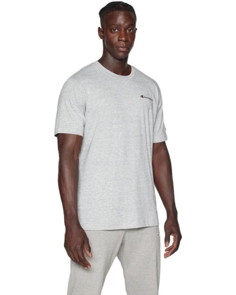 T-SHIRT CHAMPION SMALL LEGACY LOGO GRIS GRIS