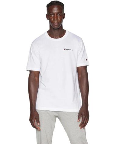 T-SHIRT CHAMPION SMALL LEGACY LOGO BIANCA RIF. 220264-WW001 BLANCO
