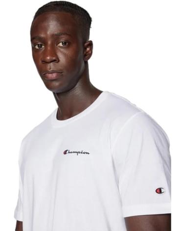 T-SHIRT CHAMPION SMALL LEGACY LOGO BIANCA RIF. 220264-WW001 BLANCO