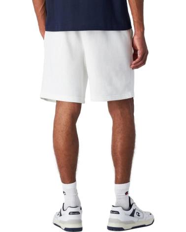 BERMUDA CHAMPION FRENCH TERRY LEGACY LOGO BRANCA BLANCO