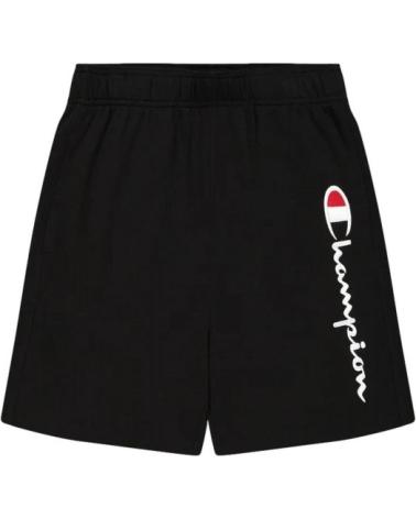 CALÇÕES CHAMPION JERSEY BIG LEGACY LOGO PRETOS 220809-KK001 NEGRO