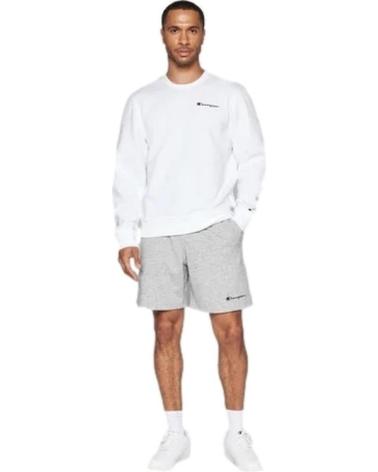 CALÇÕES BERMUDA CHAMPION FRENCH TERRY SMALL LEGACY LOGO CINZENTO GRIS