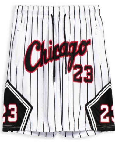AREA ZERO CHICAGO 23 PINSTRIPE SPORT-BERMUDA WEISS BLANCO