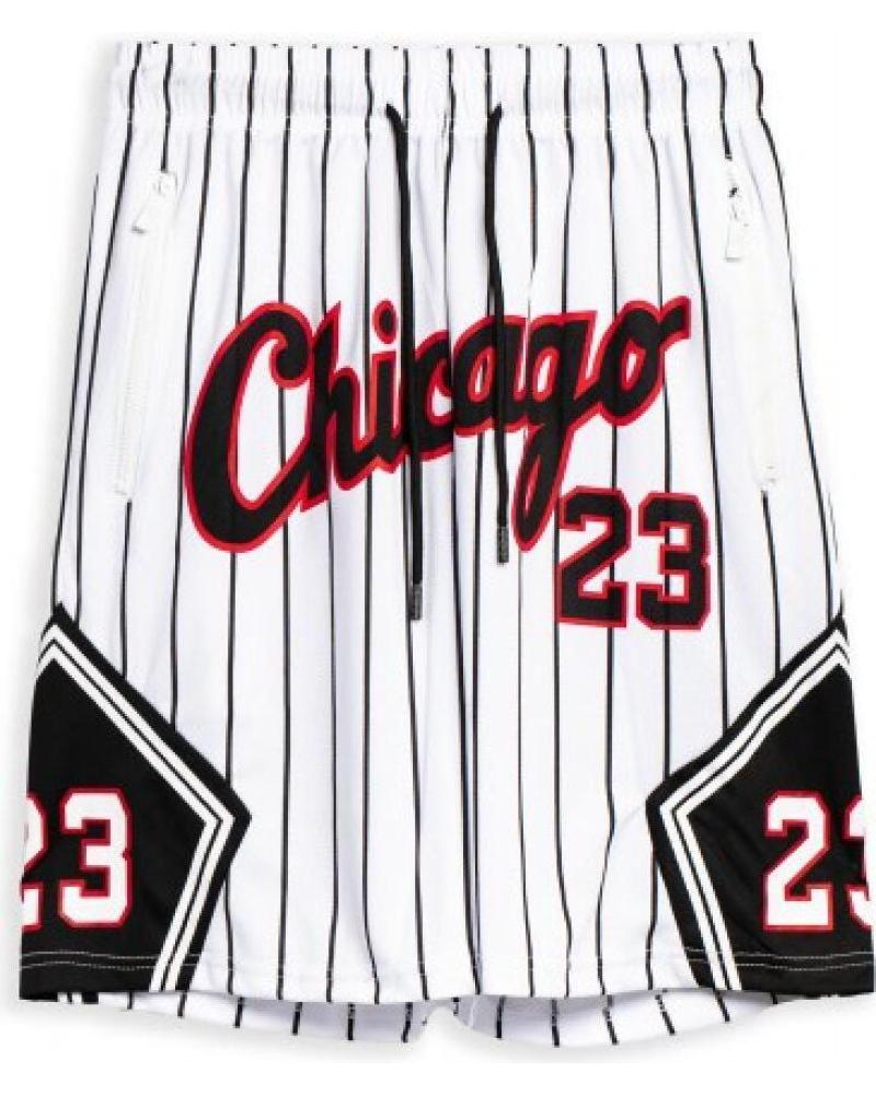 AREA ZERO CHICAGO 23 PINSTRIPE SPORT-BERMUDA WEISS BLANCO