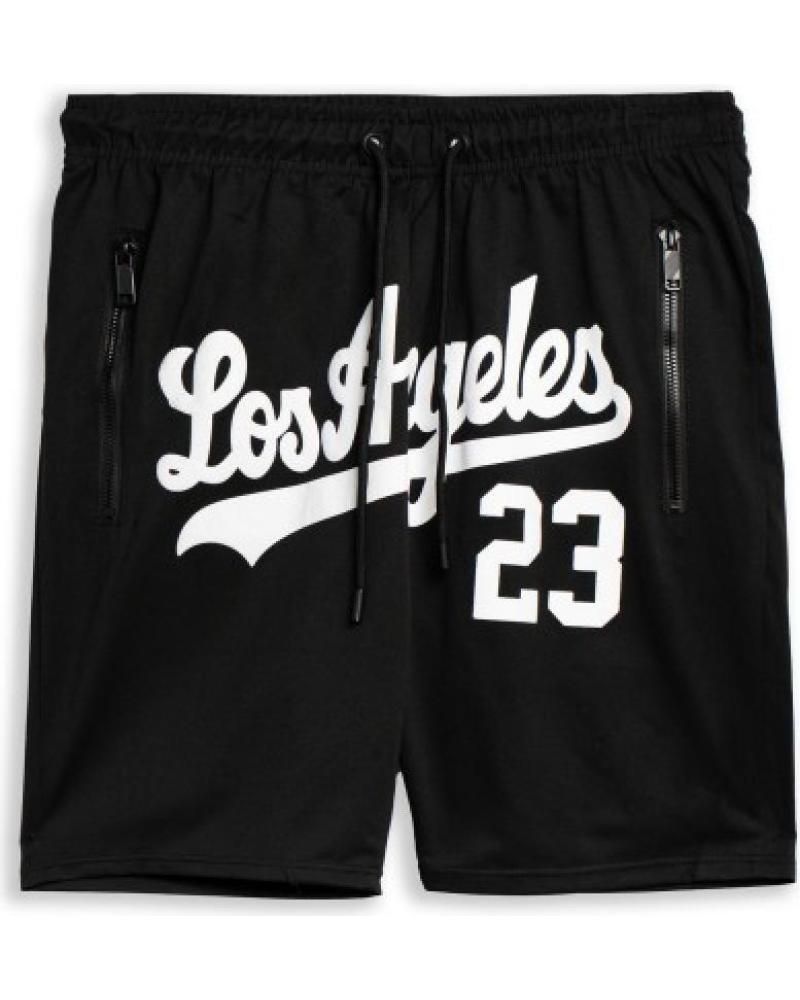 AREA ZERO LOS ANGELES 23 POLY SHORTS SCHWARZ NEGRO