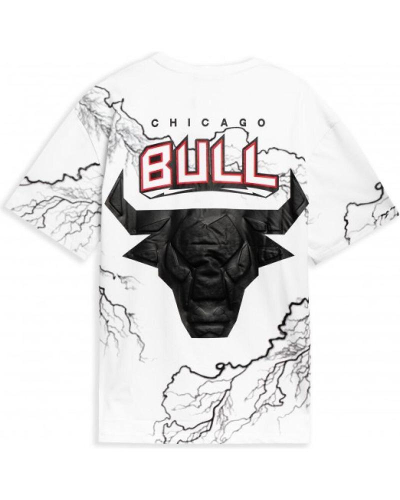 T-SHIRT AREA ZERO THUNDER BULL BRANCA BLANCO