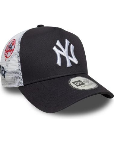 CAPPELLINO TRUCKER NEW ERA YANKEES MULTI PATCH BLU MARINO NEYYAN MARINO
