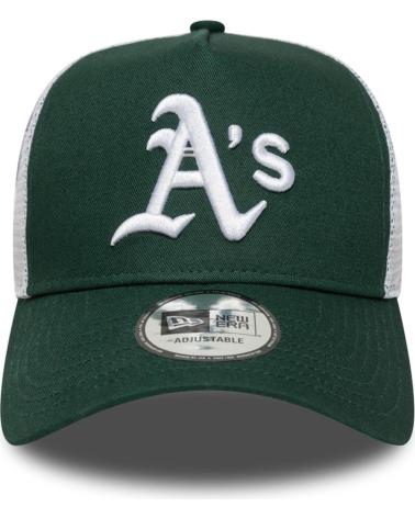 CAPPELLINO TRUCKER NEW ERA ATHLETICS MULTI PATCH VERDE OAKATH VERDE