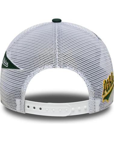 CAPPELLINO TRUCKER NEW ERA ATHLETICS MULTI PATCH VERDE OAKATH VERDE