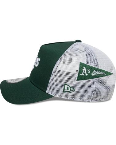 CAPPELLINO TRUCKER NEW ERA ATHLETICS MULTI PATCH VERDE OAKATH VERDE
