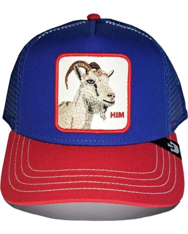 CAPPELLINO TRUCKER GOORIN BROS HIM GOAT BLU ROYAL ROYAL