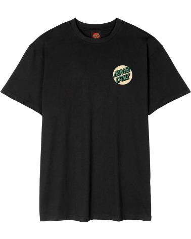 T-SHIRT SANTA CRUZ SCREAMING ROSE FLASH TEE PRETA NEGRO