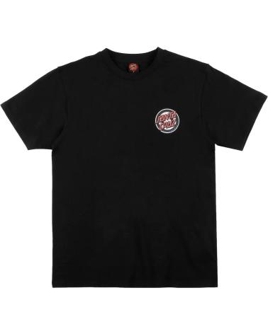 CAMISETA SANTA CRUZ ROSKOPP SCREAMING TARGET PRETA NEGRO