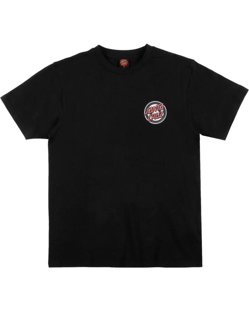 CAMISETA SANTA CRUZ ROSKOPP SCREAMING TARGET PRETA NEGRO