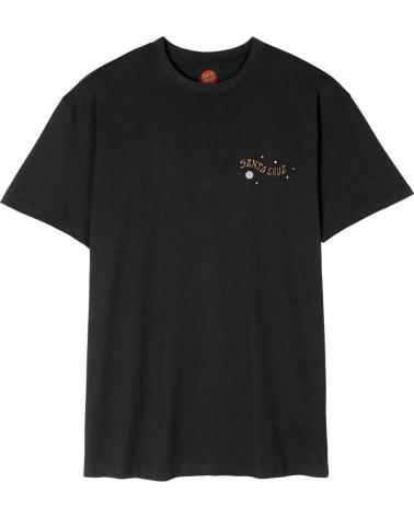 CAMISETA SANTA CRUZ KNIBBS INVASION HAND TRIP PRETA NEGRO