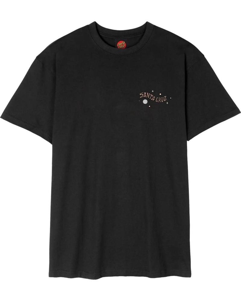 CAMISETA SANTA CRUZ KNIBBS INVASION HAND TRIP PRETA NEGRO