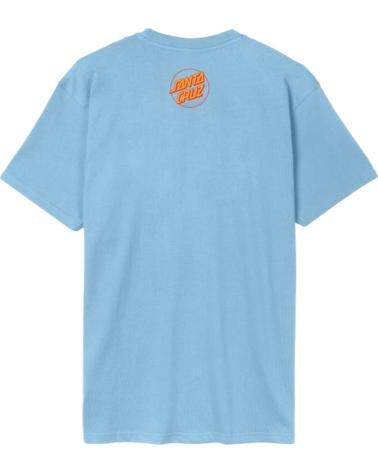 T-SHIRT SANTA CRUZ SCREAMING HIBISCUS FRONT AZUL AZUL