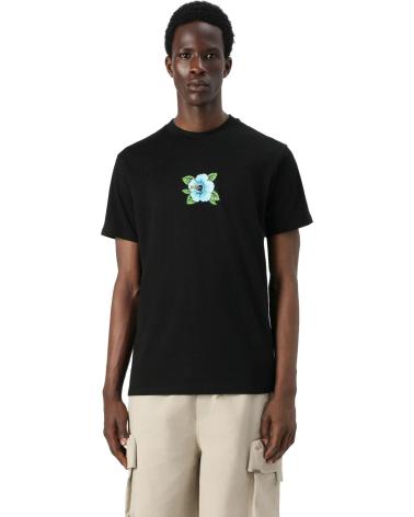 T-SHIRT SANTA CRUZ SCREAMING HIBISCUS FRONT PRETA NEGRO