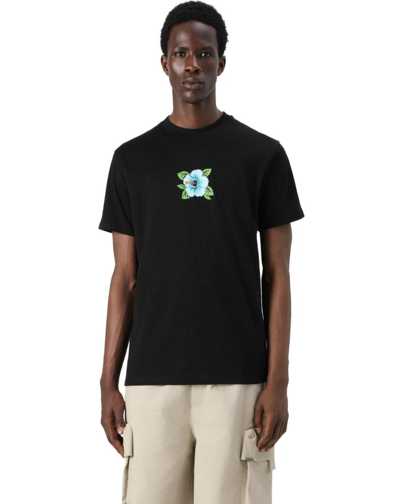 T-SHIRT SANTA CRUZ SCREAMING HIBISCUS FRONT PRETA NEGRO