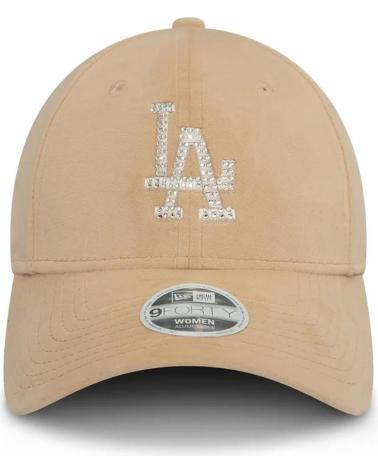 CASQUETTE NEW ERA DODGERS FEMME VELOURS DIAMANT 9DORTY LOSDOD BEIGE BEIGE