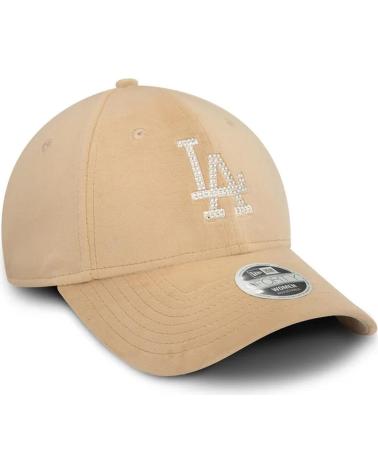 CASQUETTE NEW ERA DODGERS FEMME VELOURS DIAMANT 9DORTY LOSDOD BEIGE BEIGE