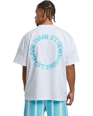 KARL KANI T-SHIRT KANI STUDIOS PRINT BRANCA BLANCO