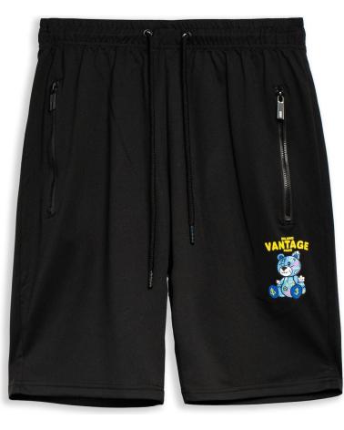 BERMUDA SPORTIVO AREA ZERO VANTAGE BEAR NERO NEGRO