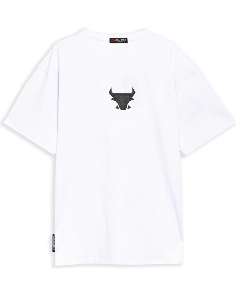 CAMISETA OVERSIZED AREA ZERO CHICAGO WORLD STAR BRANCA BLANCO