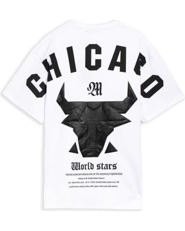 CAMISETA OVERSIZED AREA ZERO CHICAGO WORLD STAR BRANCA BLANCO