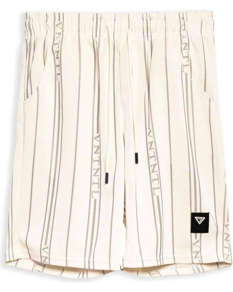 AREA ZERO VNTNTL SUMMER SHORTS MIT STREIFEN BEIGE BEIGE