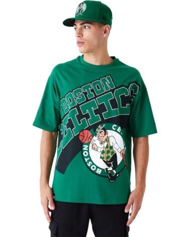 CAMISETA NEW ERA NBA CELTICS LARGE WRDMRK OS TEE BOSCEL VERDE VERDE