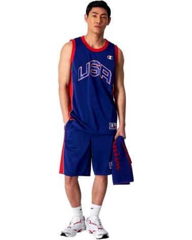 CHAMPION LEGACY USA LOGO ROYAL BLUE TANK TOP 219745-BS0 AZUL