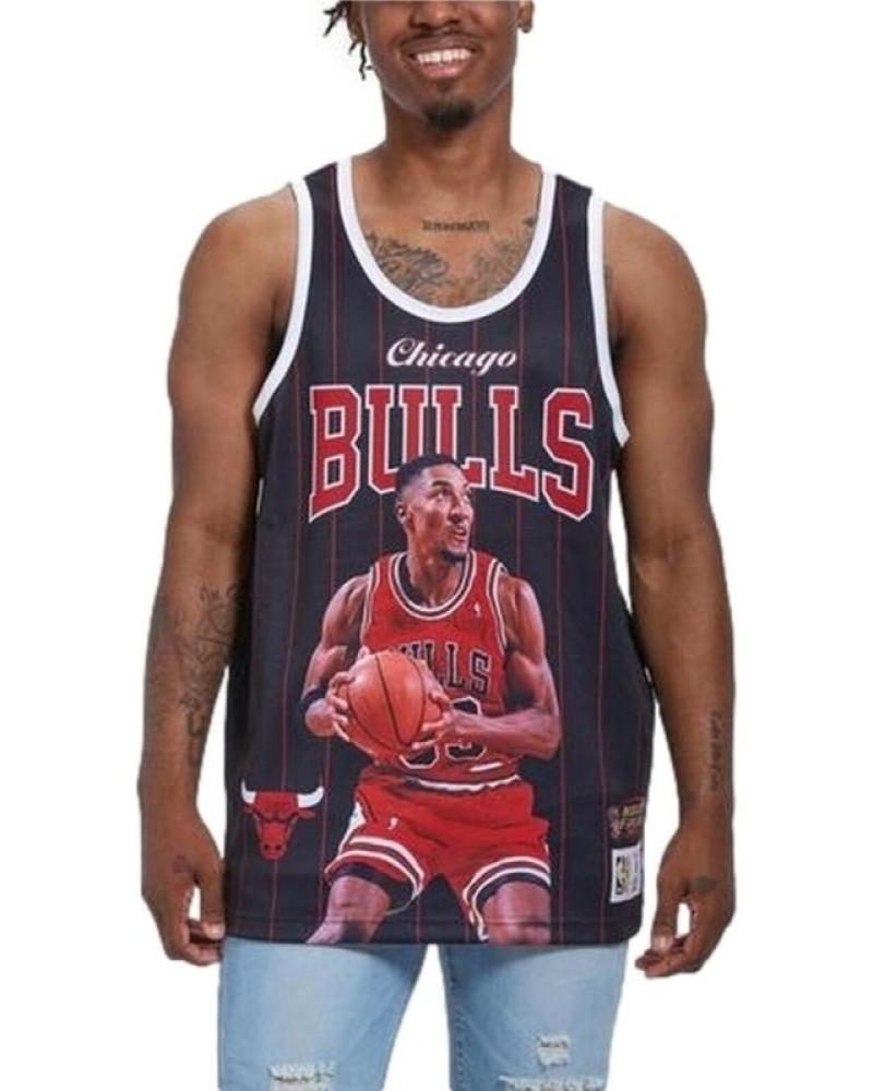 MAILLOT DE BASKET MITCHELL & NESS BHB TANK SCOTTIE PIPPEN NOIR NEGRO