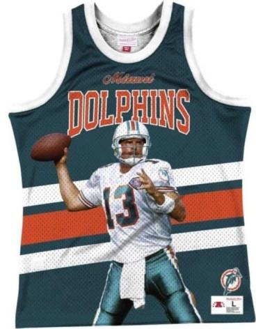 MAILLOT DE FOOTBALL AMÉRICAIN MITCHELL & NESS BHB TANK DAN MARINO VERT VERDE