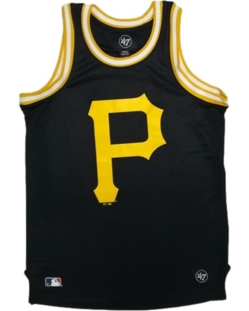 47 BRAND CAMISETA REGATA MESH PIRATES PRETA NEGRO