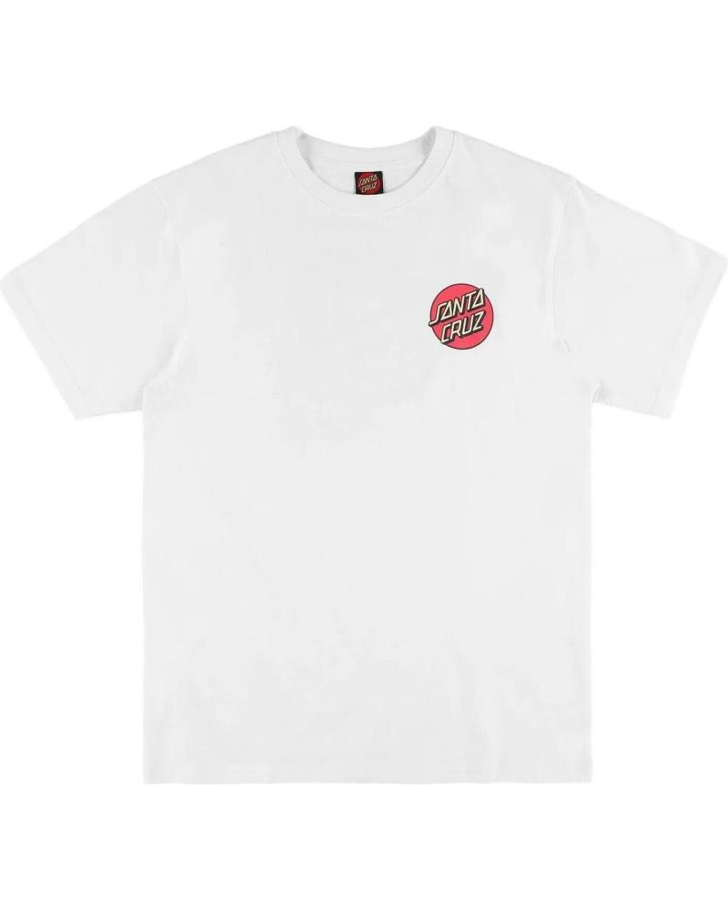 CAMISETA SANTA CRUZ SCREAMING ROSE FLASH TEE BLANCA BLANCO