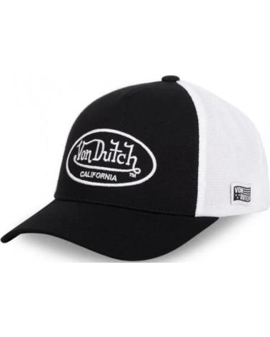 CAPPELLINO TRUCKER VON DUTCH LOF B26 NERO CON LOGO FRONTALE NEGRO