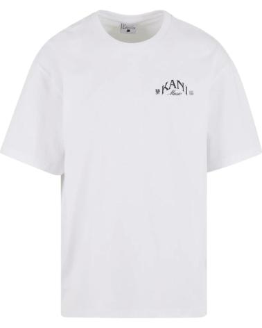 T-SHIRT OVERSIZE KARL KANI PALM PRINT BLANC BLANCO