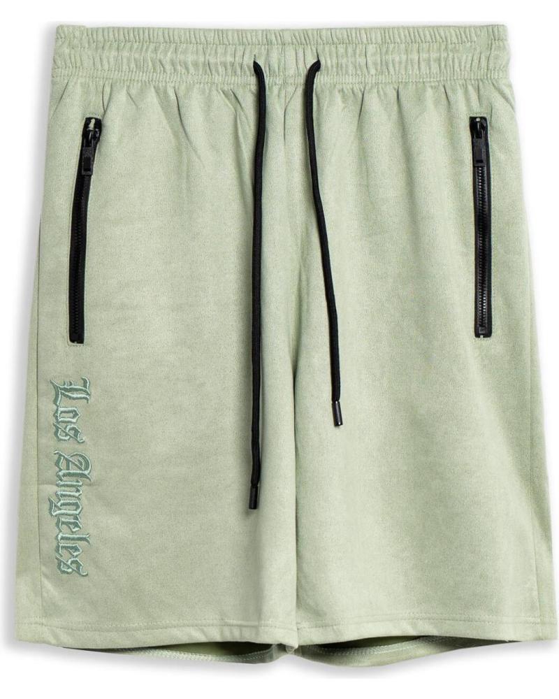 AREA ZERO LOS ANGELES WILDLEDER-BERMUDA SHORTS GRÜN VERDE