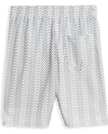 SHORT BERMUDA AREA ZERO SPIKED RAYURES GRIS GRIS