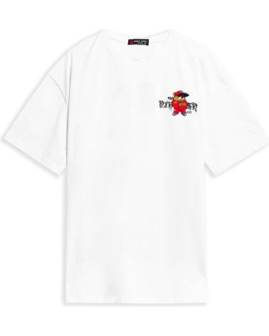 AREA ZERO ROUND TRIP ANGRY BEAR T-SHIRT WEISS BLANCO