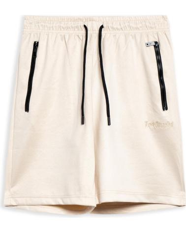 AREA ZERO LOS ANGELES SUEDE BERMUDA SHORTS BEIGE BEIGE